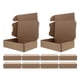 thumbnail image 4 of 10 cajas de cartón corrugado para envíos, marrones, para embalaje, correo, manualidades y bricolaje., 4 of 6