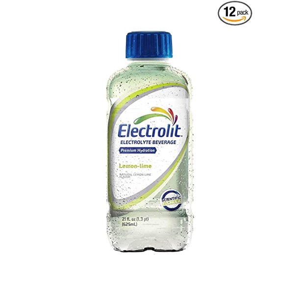 Electrolit Electrolyte Hydration Lemonlime 12 Pack 21 Fl oz.