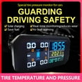 thumbnail image 2 of Yeacher Car Universal Solar Tire Pressure Monitoring System USB Rechargeable High Accuracy TPMS Tire-Pressure Measurement, 2 of 8
