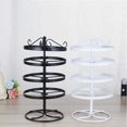 thumbnail image 2 of Milisten 1pc 4 Layer Iron Art Earrings Storage Rack Rotating Jewelry Rack Simple Durable Ear Rings Display Stand With 168 Holes (Black), 2 of 5