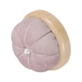 thumbnail image 3 of Uxcell Wooden Base Pin Cushion Japanese Style Cute Needle Holder Pincushions Round Pink, 3 of 6