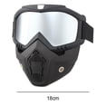 thumbnail image 2 of Gafas protectoras faciales, gafas protectoras contra el viento para casco de motocross, equipo para actividades al aire libre, 2 of 5