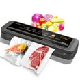 thumbnail image 1 of MegaWise 80kpa Powerful but Compact Vacuum Sealer Machine, Bags and Cutter Included, One-Touch Automatic Food Sealer with External Vacuum System for All Saving needs, Dry Moist Fresh Modes, 1 of 2