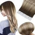 thumbnail image 1 of Extensiones de cabello Full Shine Tape en 100% cabello humano de 45 cm, 1 of 9