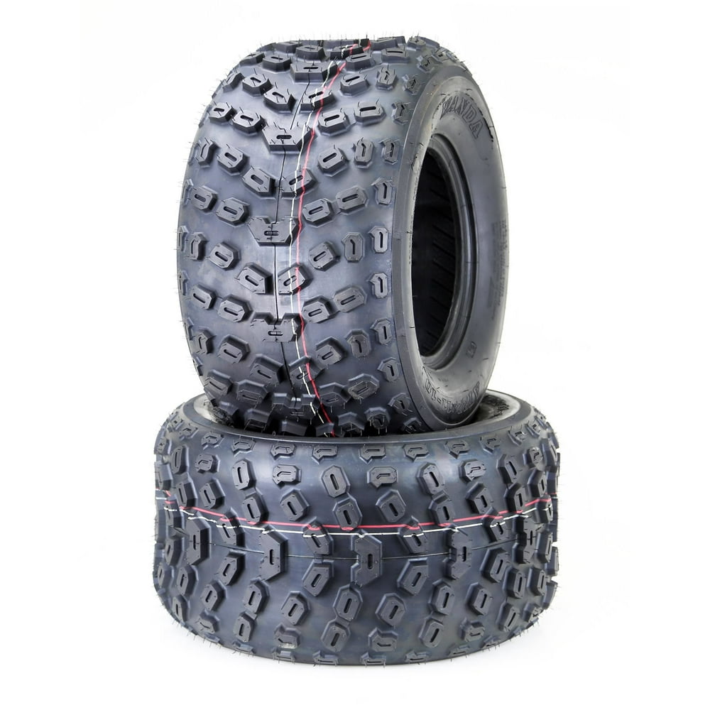 Set of 2 Sport ATV Tires 22x1110 22x11x10 4PR Knobby