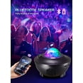 thumbnail image 3 of FYBTO Galaxy Projector, Bluetooth Music Moon Star Galaxy Light, Timer Remote Bedroom Decor,43 Light Modes Star Projector,Voice Control Light Projector for Bedroom, Starlight Projector for, 3 of 5