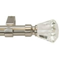 thumbnail image 3 of Meriville Tondo 1-Inch Diameter Single Curtain Rod Set, 48–84 Inch Adjustable, Crystal Finials, Royal Gold, 3 of 4