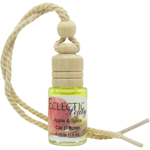 Apple and Spice Scented Car Diffuser by Eclectic Lady, 7.5 ml, Air Freshener, Premium Fragrance