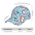 thumbnail image 3 of Yiaed Gnome Pool Party Print Cap Adjustable Size for Running Workouts and Outdoor Activities All Seasons, 3 of 5