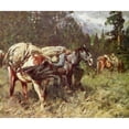 thumbnail image 2 of Rungius, Carl 23x20 Black Modern Framed Museum Art Print Titled - Delay on the trail, 2 of 4