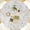 Gray chrysanthemum, variant on Tcwhniev Indoor Outdoor Patio Round Fitted Vinyl Tablecloth,Flannel Backing,Elastic Edge,Waterproof Plastic Table Cover ,Sunflowers Pattern for 5-Seat Table of 40-44’’ Diameter