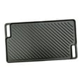 thumbnail image 2 of yuksok Cast Iron Griddle Plate Flat and Ridged Surfaces Cast Iron Reversible Grill for, 2 of 7
