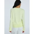 thumbnail image 3 of Free Assembly Women's and Women's Plus Cozy Yarn Crewneck Sweater with Long Sleeves. Lightweight, Sizes XS-4X, 3 of 5