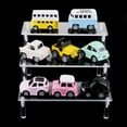 thumbnail image 3 of Multifunction Acrylic Display Riser Shelf Collectibles Figure Model Car Desktop, 3 of 8