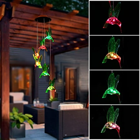 Color Changing Led Solar Mobile Wind Chime Pathonor Color Changing Led Solar Mobile Wind Chime Pathonor Light Waterproof Six
