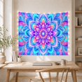 thumbnail image 5 of Radiant Mandala in Layered Petals and Paisley Swirls, Mystical Boho for Meditation Enthusiasts, Geometric Wall Art, New Home Gift, Tapestry Wall Hanging for Bedroom and Studio, 5 of 7