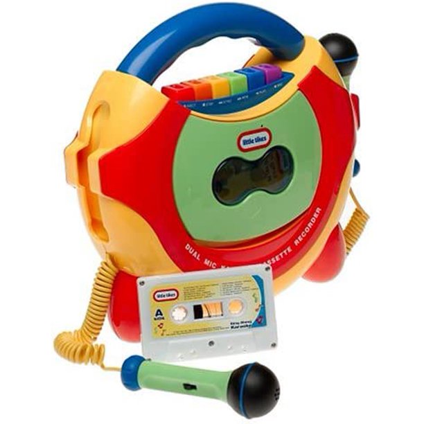 Little Tikes Sing Along Karaoke Machine Cassette Player Toy