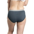 thumbnail image 5 of Fruit of the Loom Women's Heather Low-Rise Brief Panties, 6-Pack, 5 of 11