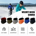 thumbnail image 5 of Fashion Winter Camping Warm Fleece Neck Gaiter Ski Tube Scarf Snowboard Face, 5 of 8