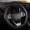 thumbnail image 1 of Universal Anti-Slip Steering Wheel Cover - Breathable Microfiber PU Leather Auto Interior Protector - All-Season Car Wheel Grip for Comfort, 1 of 8