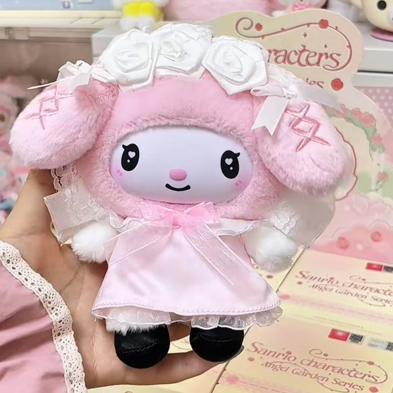 Genuine Sanrio Kuromi & Melody Angel Garden Series Vinyl Plush