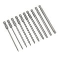 thumbnail image 1 of Juego de puntas de destornillador Torx Unique Bargains Acero aleado S2 Vástago hexagonal de 1/4 pulgada 10 piezas, 1 of 5