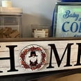 thumbnail image 3 of Seasonal Home Sign with 12 Interchangeable Rounds Home Front Door Tabletop Sign for Party Home Porch Decor, 3 of 9