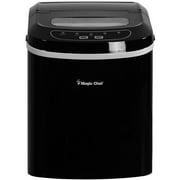 Magic Chef 27 lb. Capacity Portable Countertop Ice Maker, Black (Bullet Ice)