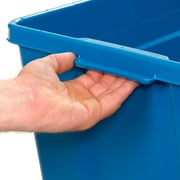 Global Industrial Recycling Bin, Blue, Plastic, 18 Gallon