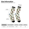 thumbnail image 2 of KLL Multicolored Butterflies Print Cool Socks Men's Women's Crew Socks Funny Crazy Novelty Stockings, 2 of 6
