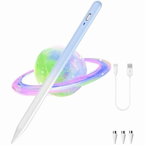 xzyuan Stylus Pen for Android Tablet,Tablet Pencil for iOS/Android,Rechargeable Active Stylus Pen for iPhone/XiaoMi/Huawei/Vivo/Lenovo/Pixel and Other Android Smartphones and Tablets-Gradient Blue