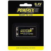Maha Powerex Precharged 8.4V 300mAh Low Self-Discharge Rechargeable NiMH Battery