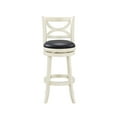 thumbnail image 3 of Boraam Florence 29 in. High Back Swivel Wood Kitchen Bar Stool, Buttermilk Finish, 3 of 8