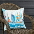 thumbnail image 4 of Charming Outdoor Sail Boats Poly Filled Pillow, 4 of 5