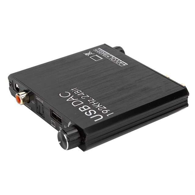 Optical Audio Changer, Digital To Analog Adjustable Stereo Sound DAC Converter Output for Audio Conversion