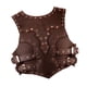 thumbnail image 4 of Hombres Medieval Knight Chest Armitido de caballero ajustable Disfraz de caballero para Knight Cosplay Marrón, 4 of 8