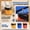 E001- Blue, variant on High Capacity & Durable Moving Packing Bags,Travel & Moving Duffel Bag, Large Capacity, Heavy Duty, Red & Black with Top Handles