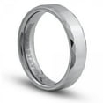 thumbnail image 1 of Polished Silver With Bevelled Edges Tungsten Carbide Ring, 1 of 2