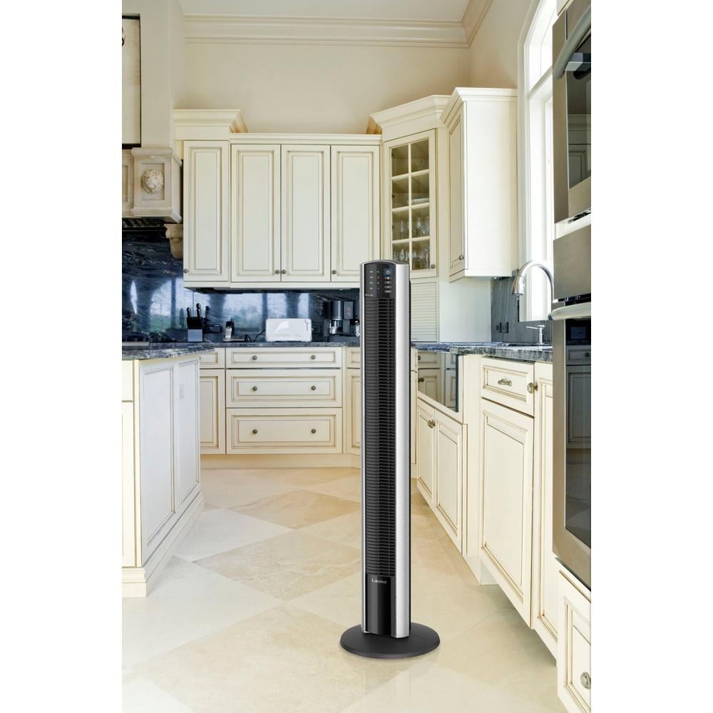 Lasko XtraAir 48 Inch Standing Tower Home Fan Air Ionizer with