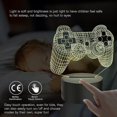 thumbnail image 3 of Luz nocturna 3d Lámpara de ilusión con mando a distancia, luz LED de noche con 7 colores que cambia de color con control táctil y cable USB, decoración de habitación infantil para el hogar,, 3 of 5