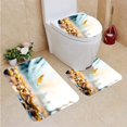 thumbnail image 1 of ABPHQTO Hojas que caen en otoño Juego de alfombras de baño de 3 piezas Alfombra de baño Alfombra de contorno y tapa de inodoro ABPHQTO Cont-CHAPPLE-36211, 1 of 2