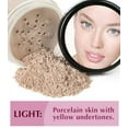 thumbnail image 4 of Timeless Look KIT (Light) Full Size Mineral Makeup Set Matte Foundation Bare Face Sheer Powder Cover, 4 of 9