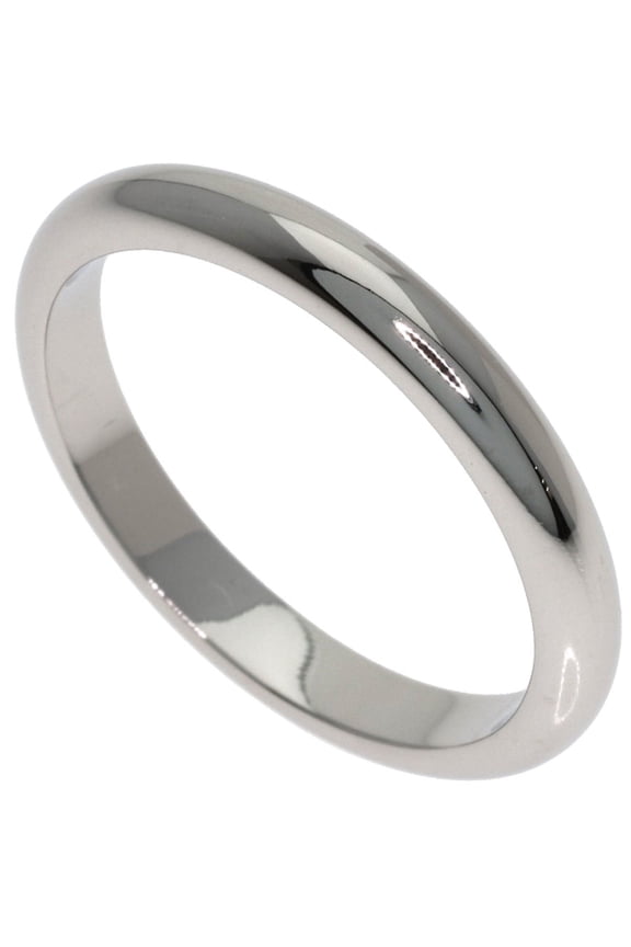 Pre-Owned BVLGARI Roma Amor Inner Diamond Ring #53, Platinum PT950, Women's.