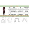 thumbnail image 3 of FASHOFT Valentines Day Leggings for Women Holiday High Waisted Comfy Pants Ankle Length Brushed Gym Legging Winter Stretch Tights Red M, 3 of 6