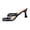 Black, variant on Womens Slippers High Heel Comfortable Casual Fashion Womens Footwear Black Size 37