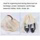 thumbnail image 5 of Uxcell 19.7 Inch Non-Woven Fabric Handbag Dust Cover Drawstring Bag for Handbags Purses Beige 10 Pack, 5 of 5