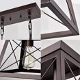 thumbnail image 3 of AFANQI  5-Light Farmhouse Chandelier Black Rustic Chandelier for Dining Room Adjustable Pendant Light Fixture for Kitchen Island Entryway, 3 of 7