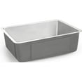 thumbnail image 3 of Zuhne Offset Drain Kitchen Sink 16 Gauge Stainless Steel (24” Reversible Undermount), 3 of 3