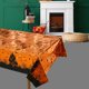 thumbnail image 4 of Mantel desechable ecológico sin olor con estampado de calabaza, cubierta de mesa rectangular, tela de mesa con estampado de murciélago de plástico, 4 of 5