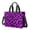 Purple and Black Wavy Checkered, variant on Purple and Black Wavy Checkered Canvas Messenger Tote Bag, Laptop Shoulder Bag with Multi Pockets & Removable Strap, Large Capacity Gifts for Women Men Teacher Nurse